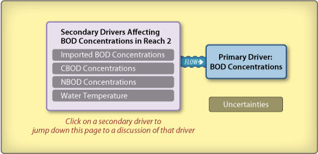 Reach 2 BOD diagram