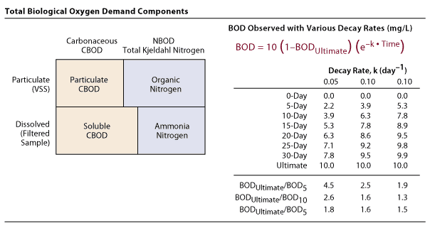 Reach 1 BOD diagram